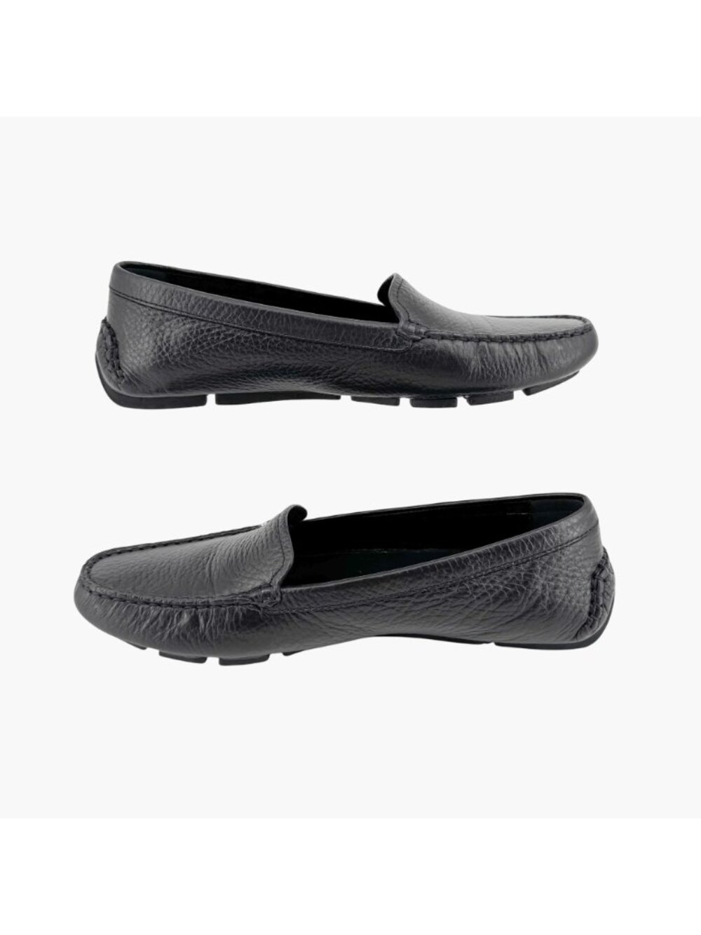 Gucci Interlocking GG Driving Loafers EU 36.5 US 6.5 Black Leather Flat Shoe - Picture 11 of 14